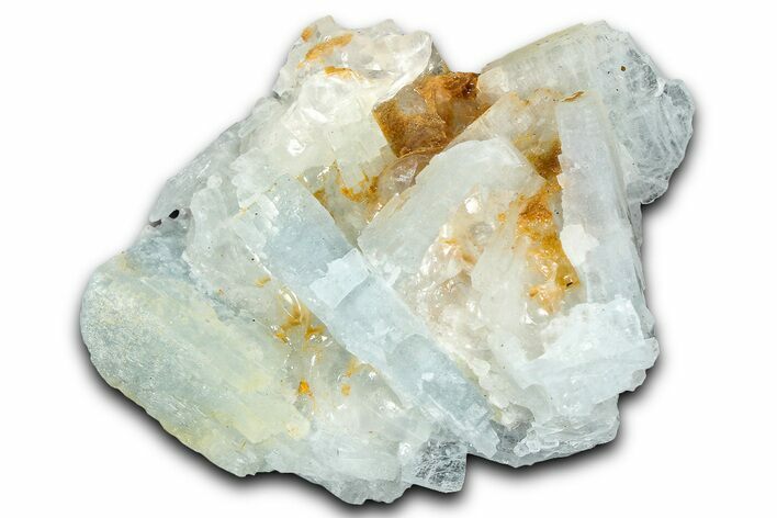 Tabular, Blue Barite Crystal Cluster - Morocco #365564